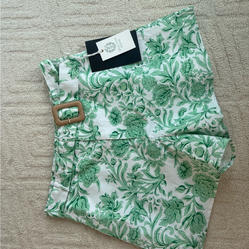 NWT Hyacinth House Mint Green Carolina Shorts - Picture 2 of 2
